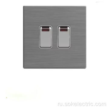 Электрические переключатели нового дизайна 2Gang D / P Light Switches